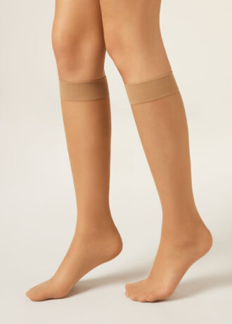 20 Denye Comfort Cuff Diz Üstü Çorap