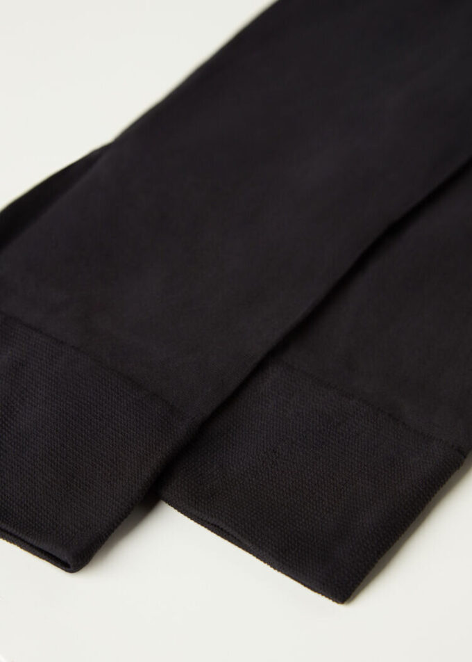 30 Denye Yarı Opak Microfiber Diz Boyu Çorap