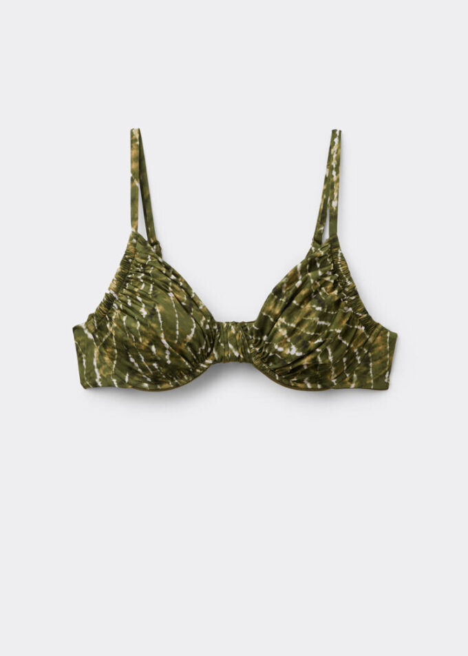 Balkonet Bikini Üstü Doğal Tie-Dye