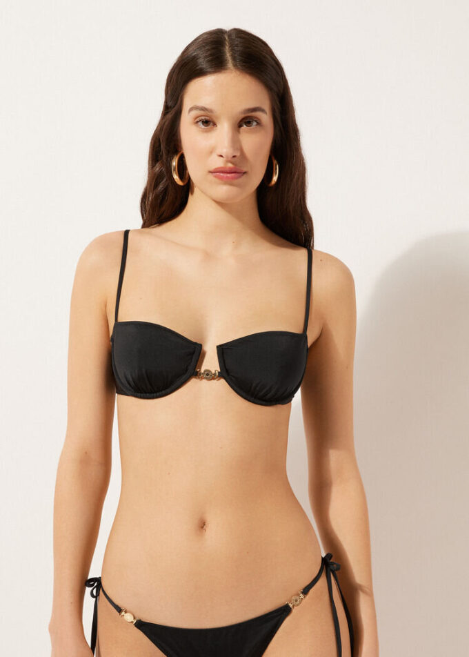 Balkonet Bikini Üstü Minimal Kesim