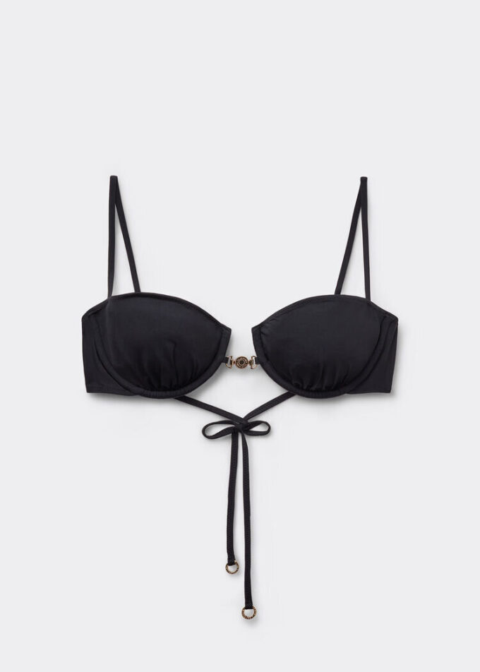 Balkonet Bikini Üstü Minimal Kesim