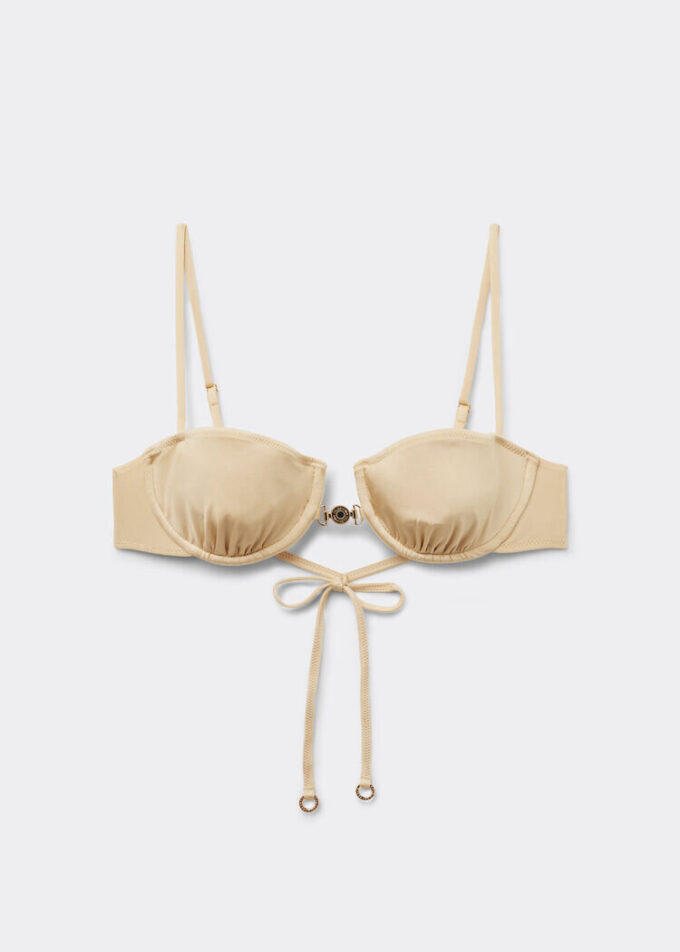 Balkonet Bikini Üstü Minimal Kesim