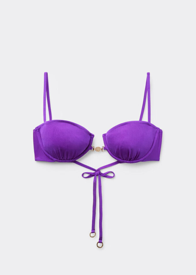 Balkonet Bikini Üstü Minimal Kesim