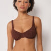 Balkonet Bikini Üstleri Crinkle Waves