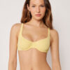 Balkonet Bikini Üstleri Crinkle Waves