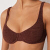Balkonet Bikini Üstleri Crinkle Waves