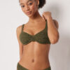Balkonet Bikini Üstleri Crinkle Waves