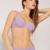 Balkonet Bikini Üstleri Crinkle Waves
