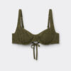 Balkonet Bikini Üstleri Crinkle Waves