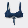 Balkonet Bikini Üstleri Crinkle Waves