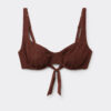 Balkonet Bikini Üstleri Crinkle Waves