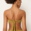 Bandeau Bikini Üstü Parlak Saten
