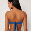 Bandeau Bikini Üstü Parlak Saten