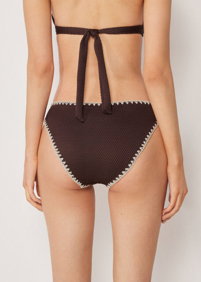 Bikini Altı Bicolor Embroidery