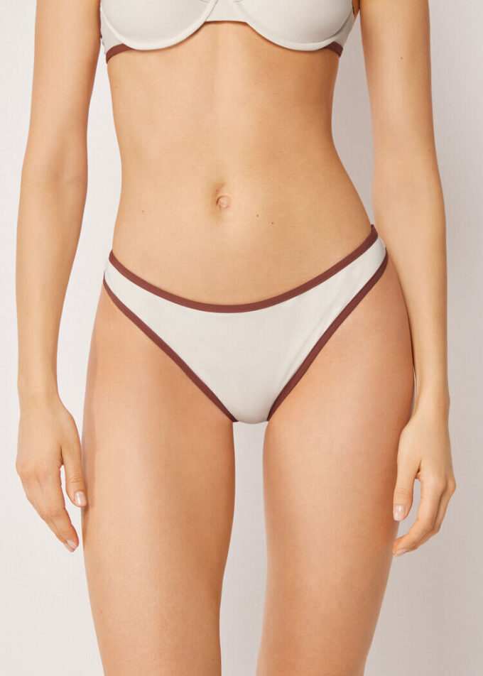 Bikini Altı Bicolor Piping