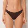 Brezilya Kesim Bikini Altları Metallic Glow