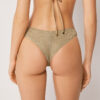 Brezilya Kesim Bikini Altları Metallic Glow