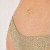 Brezilya Kesim Bikini Altları Metallic Glow