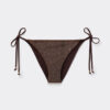 Brown Glitter String Mayo Altı