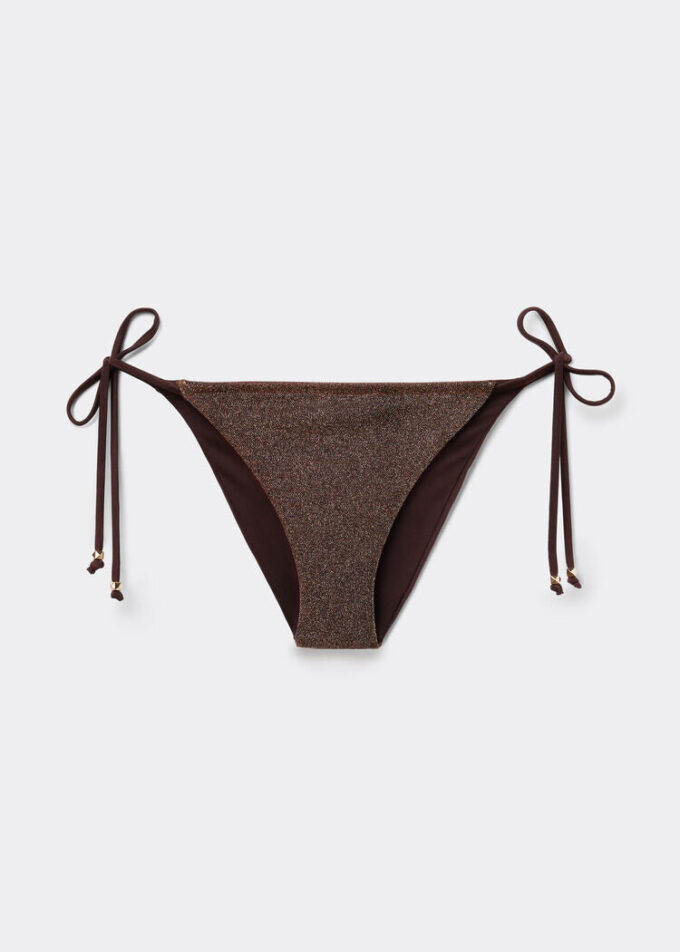 Brown Glitter String Mayo Altı