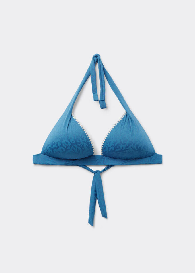 Dolgulu Üçgen Bikini Üstü Deniz Mercanları