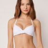 Dolgulu Üçgen Bikini Üstü Premium Fit