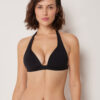 Dolgulu Üçgen Bikini Üstü Premium Fit