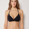 Dolgulu Üçgen Bikini Üstü Premium Fit
