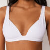 Dolgulu Üçgen Bikini Üstü Premium Fit