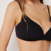 Dolgulu Üçgen Bikini Üstü Premium Fit