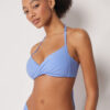 Dolgulu Üçgen Bikini Üstü Premium Fit