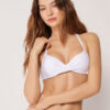 Dolgulu Üçgen Bikini Üstü Premium Fit