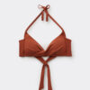 Dolgulu Üçgen Bikini Üstü Premium Fit