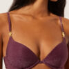 Dolgulu Push-Up Bikini Üstü Golden Glow