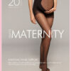 Şeffaf Kalpli Sheer 20 Denye Maternity Tayt