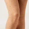Şeffaf Polka Dot Tayt