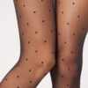 Şeffaf Polka Dot Tayt