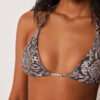 Üçgen Bikini Üstü Classic Snake