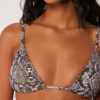 Üçgen Bikini Üstü Classic Snake