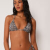 Üçgen Bikini Üstü Classic Snake