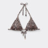 Üçgen Bikini Üstü Classic Snake