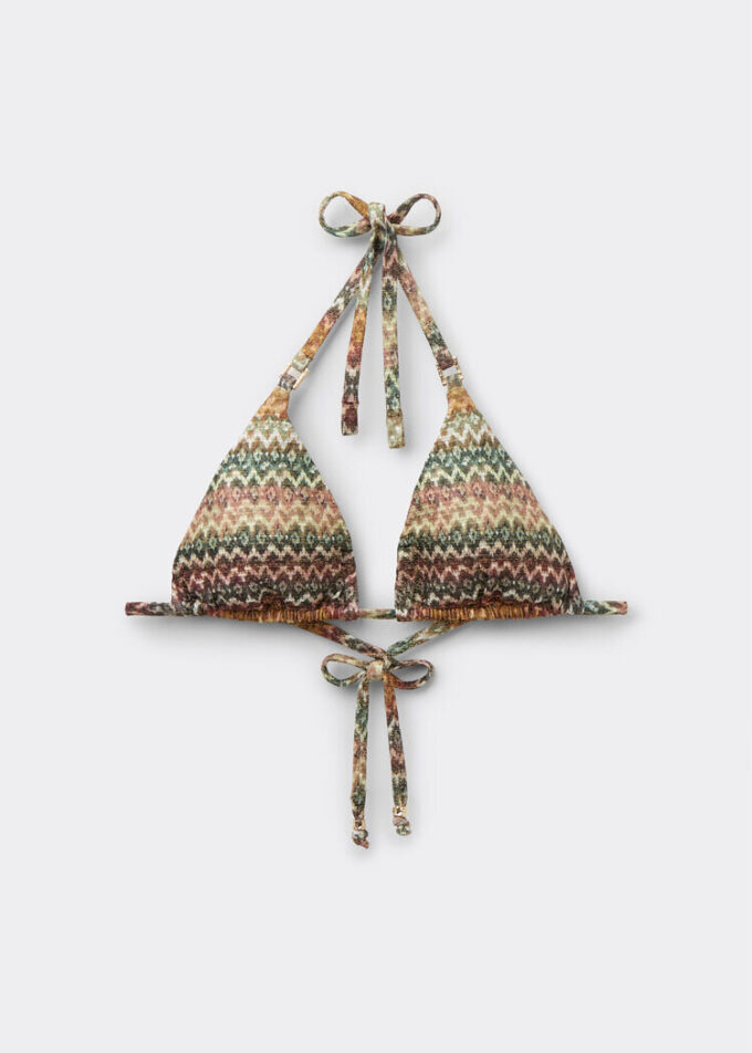 Üçgen Bikini Üstü Elegant Ethnic