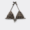 Üçgen Bikini Üstü Golden Ethnic