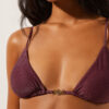 Üçgen Bikini Üstü Golden Glow