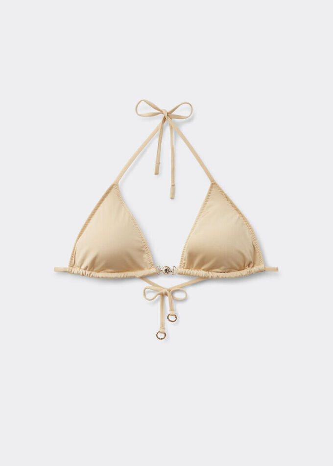 Üçgen Bikini Üstü Minimal Kesim