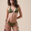 Üçgen Bikini Üstü Natural Tie-Dye