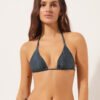 Üçgen Bikini Üstü Parlak Piton