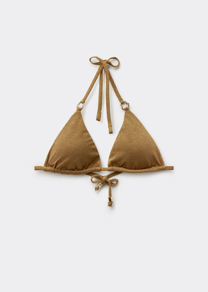 Üçgen Bikini Üstü Sofistike Parlaklık