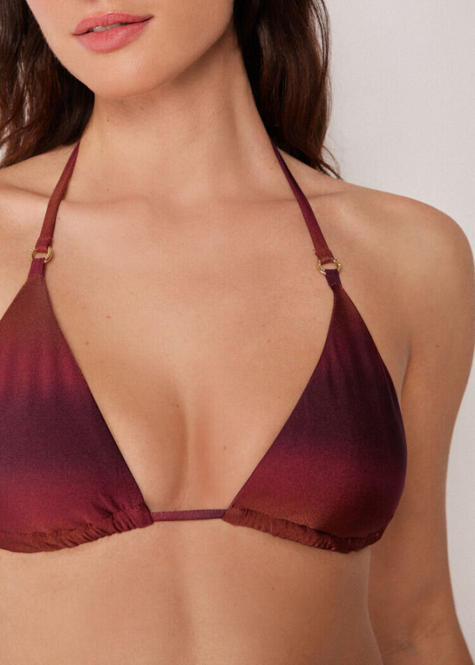Üçgen Bikini Üstleri Yumuşak Tonlar