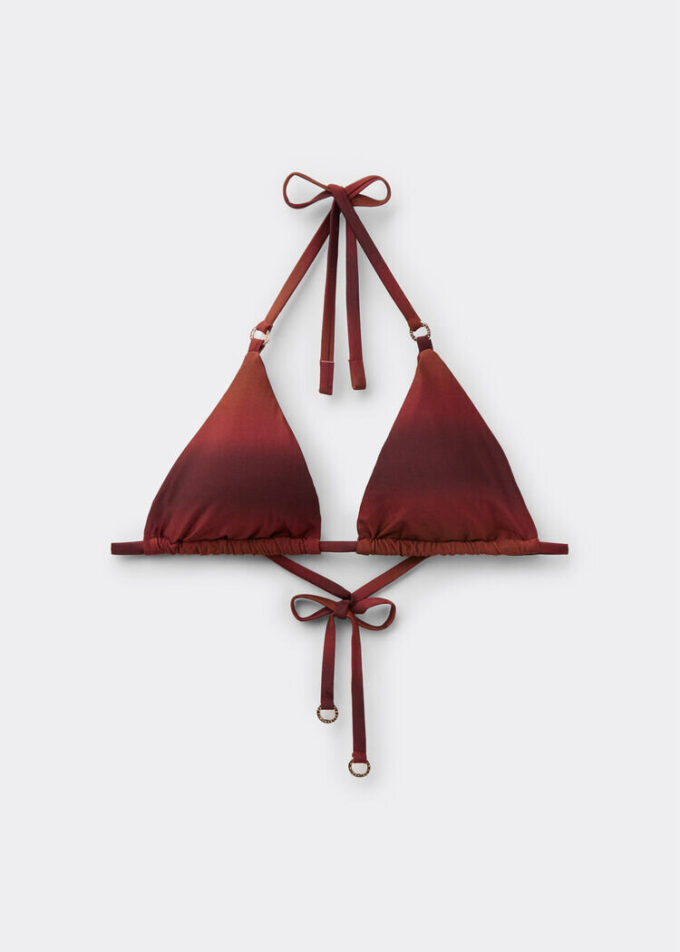 Üçgen Bikini Üstleri Yumuşak Tonlar